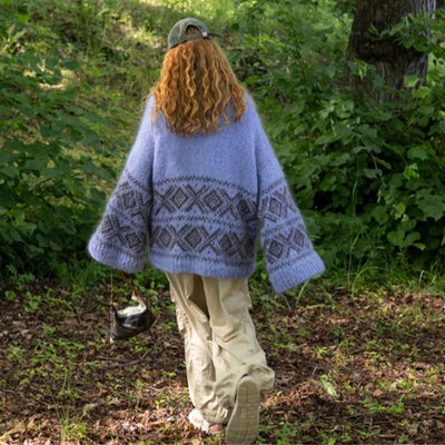 Strikkekit 2410 - 1 Fun Chunky Marius i Ballerina Chunky Mohair fra Sandnes - KreStoffer