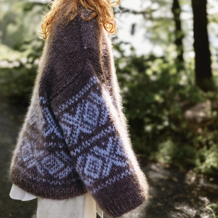 Strikkekit 2410-1 Fun Chunky Marius i Ballerina Chunky Mohair fra Sandnes