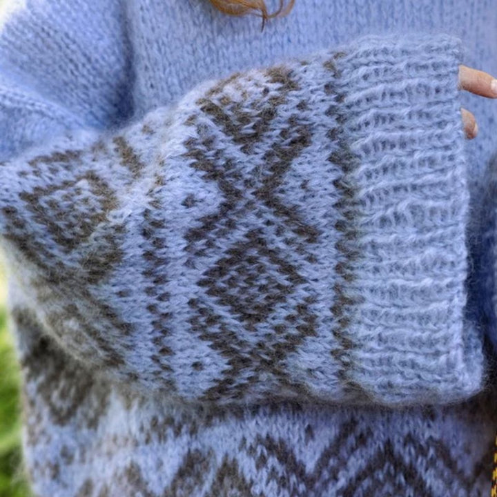 Strikkekit 2410-1 Fun Chunky Marius i Ballerina Chunky Mohair fra Sandnes