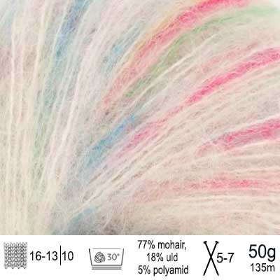 Strikkekit 2411_03 Fun Chunky Marius Junior i Ballerina Chunky Mohair