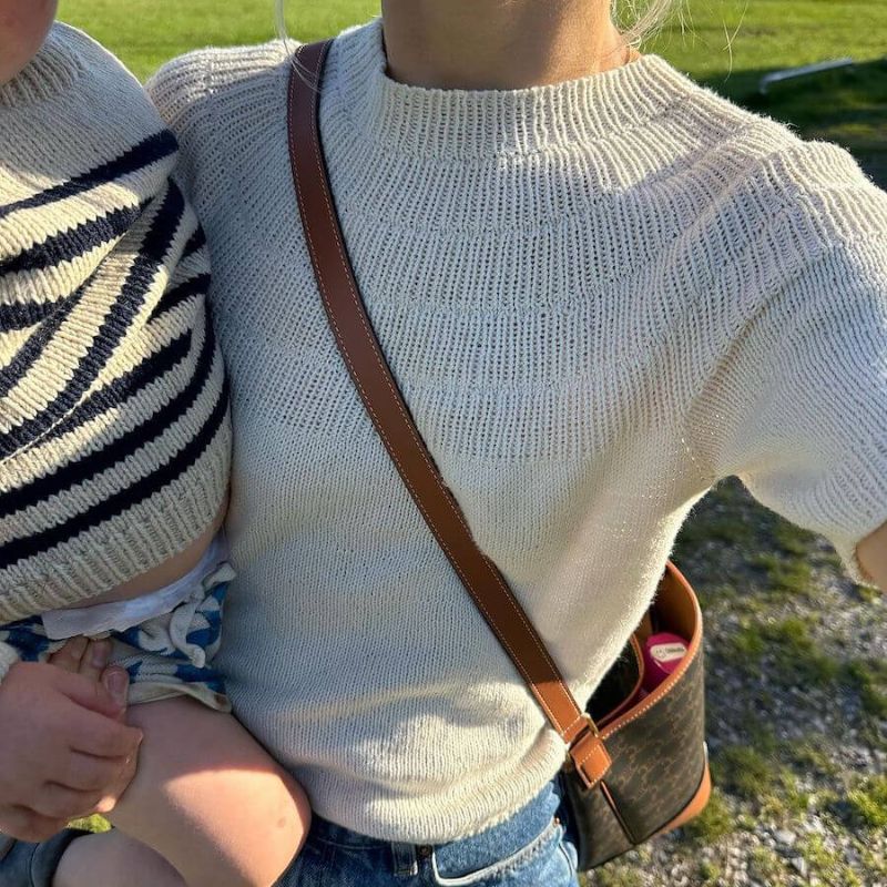 Strikkekit, Anker Tee fra PetiteKnit i Elise fra Permin - KreStoffer