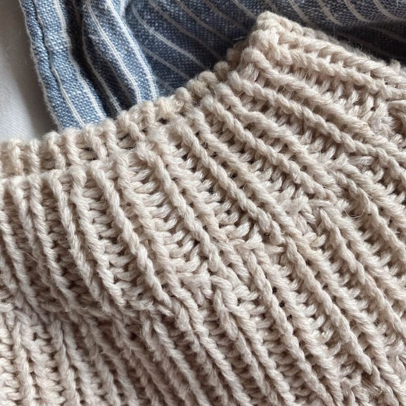Strikkekit Ankers Sommerbluse fra PetiteKnit i Line garn