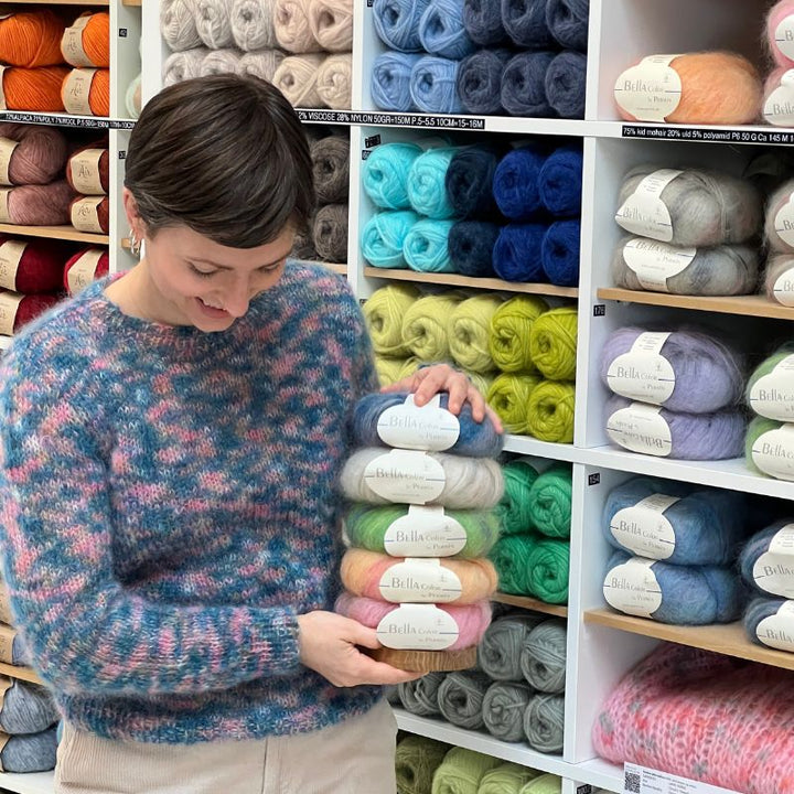Bella Color basis bluse fra Permin