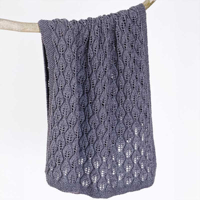 Strikkekit Bella Tæppe fra Le Knit i Babyuld Lanett - KreStoffer