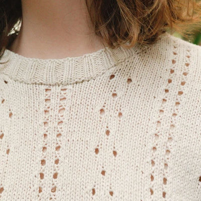 Strikkekit, Cornelia Tee 2404-09A i Line garn fra Sandnes (inkl. gratis opskrift) - KreStoffer
