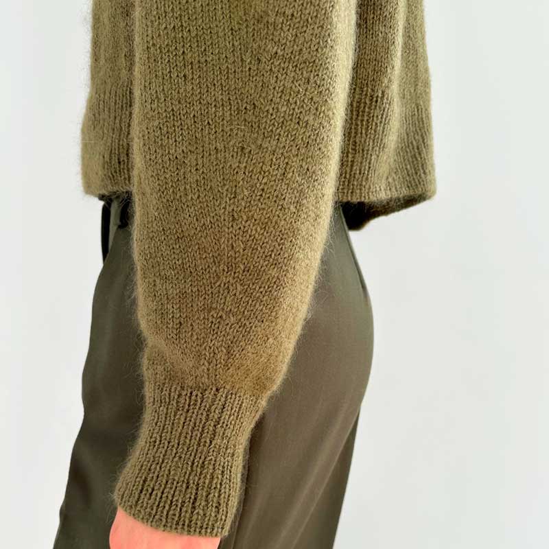 Strikkekit Darcy Cardigan fra Le knit i Sunday og Tynd Silk Mohair - KreStoffer