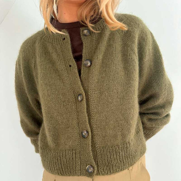 Strikkekit Darcy Cardigan fra Le knit i Sunday og Tynd Silk Mohair