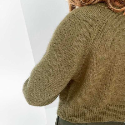Strikkekit Darcy Cardigan fra Le knit i Sunday og Tynd Silk Mohair - KreStoffer