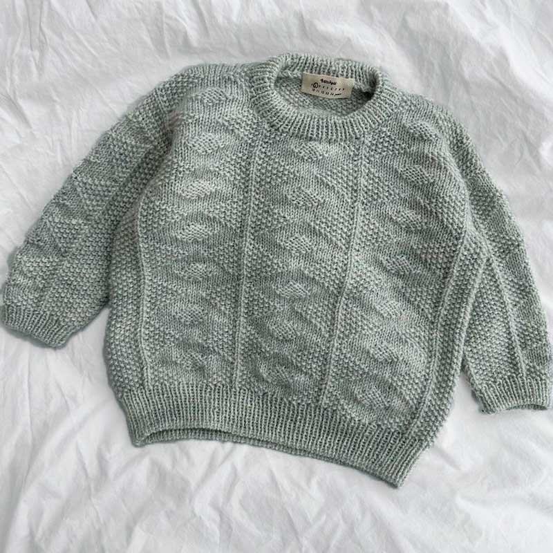 Strikkekit Esther Sweater Junior i Peer Gynt garn - KreStoffer