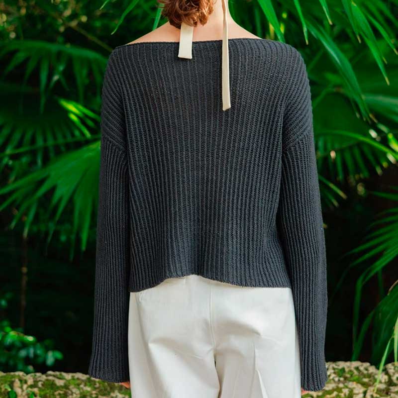 Strikkekit Fenny sweater i Line garn fra Sandnes garn