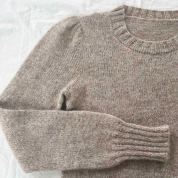Strikkekit Gabi blusen fra Le Knit i Sunday og Tynd Silk Mohair
