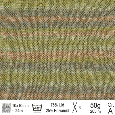 Strikkekit Hidden Forest Cardigan i Fabel og Brushed Alpaca Silk fra DROPS