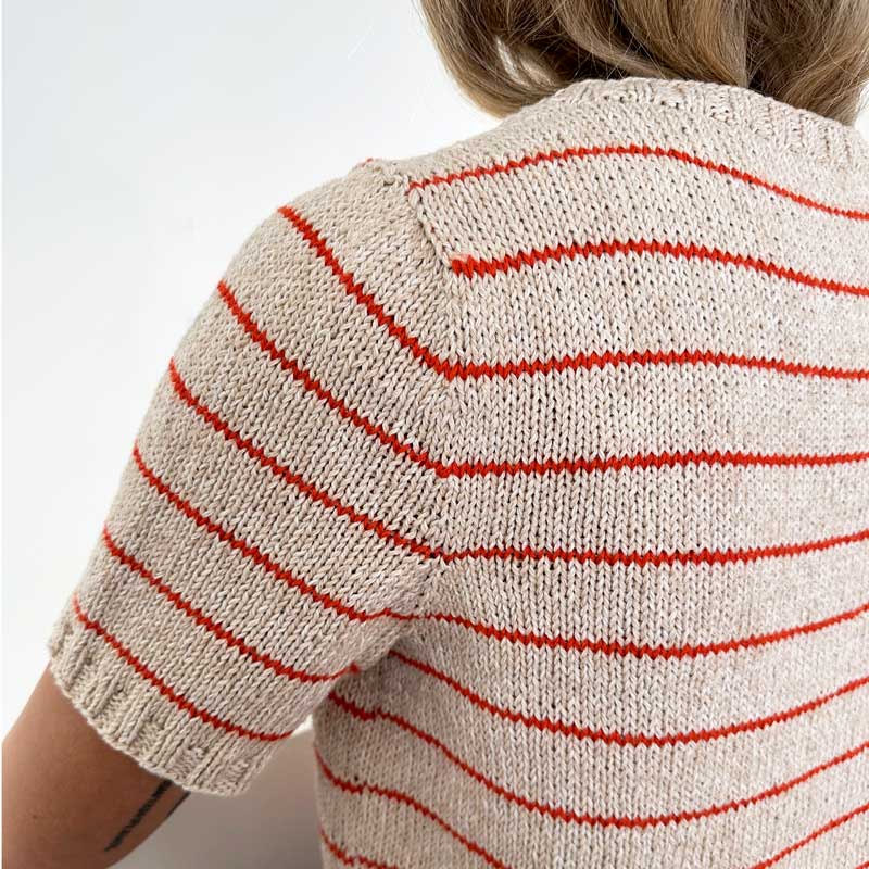 Strikkekit Julienne Tee fra Le Knit i Line garn fra Sandnes