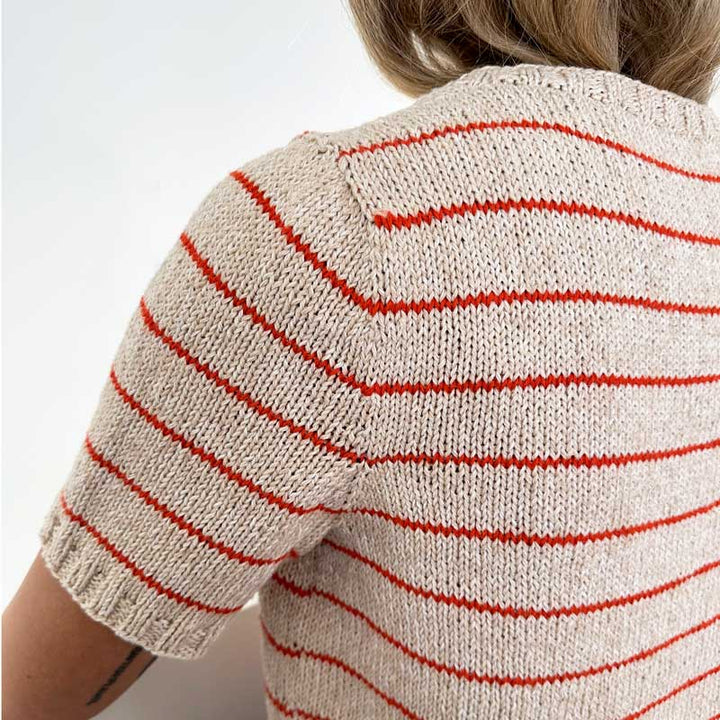 Strikkekit Julienne Tee fra Le Knit i Line garn fra Sandnes