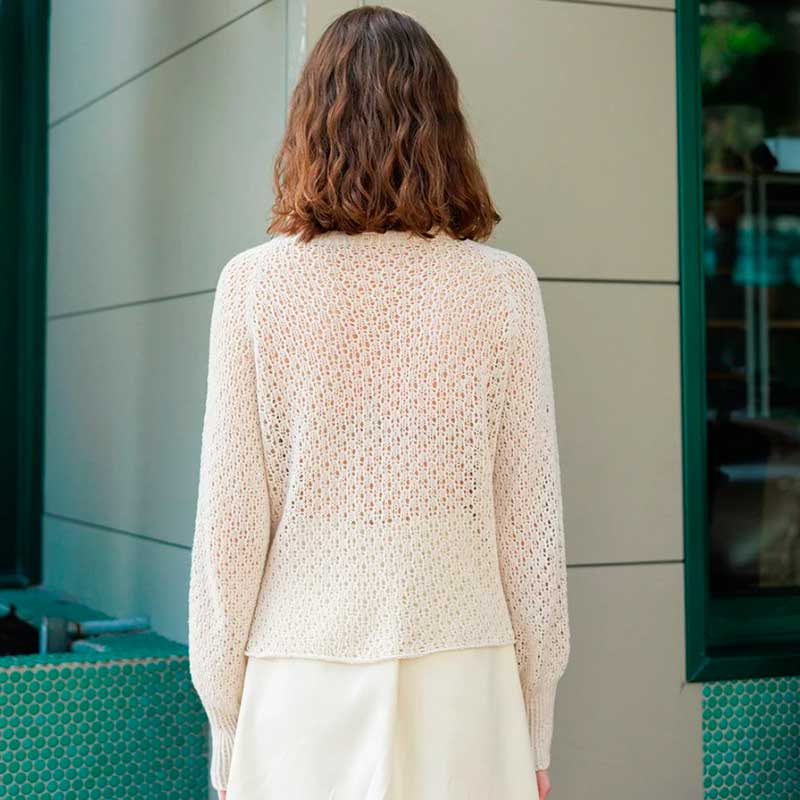 Strikkekit Mathea Sweater i Tynd Line fra Sandnes Garn