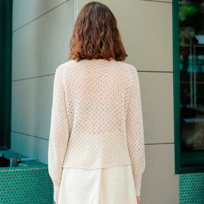 Strikkekit Mathea Sweater i Tynd Line fra Sandnes Garn - KreStoffer