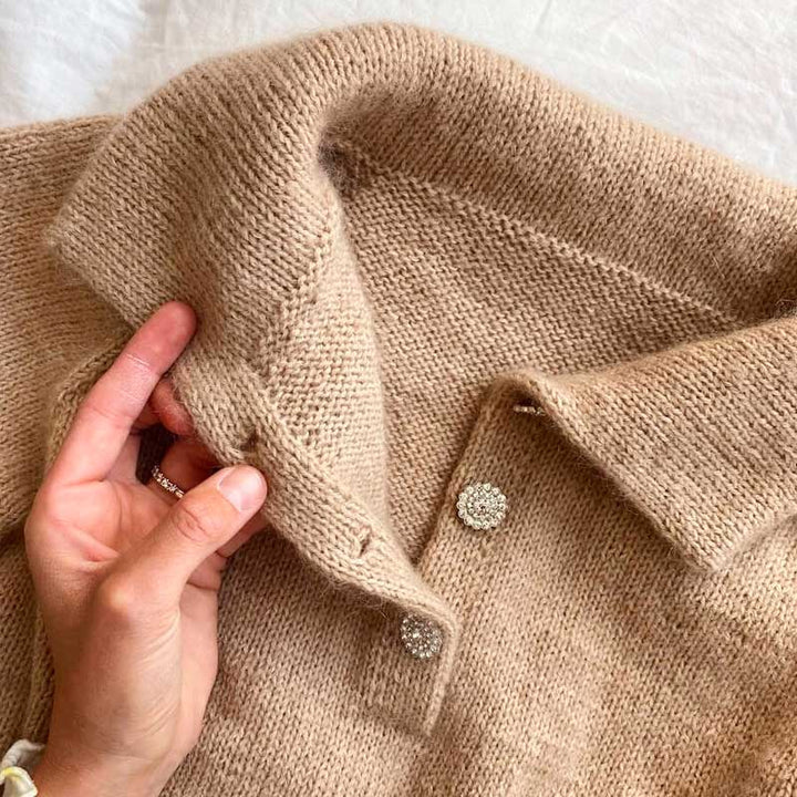 Strikkekit Maude Tee i Sunday og Tynd Silk Mohair