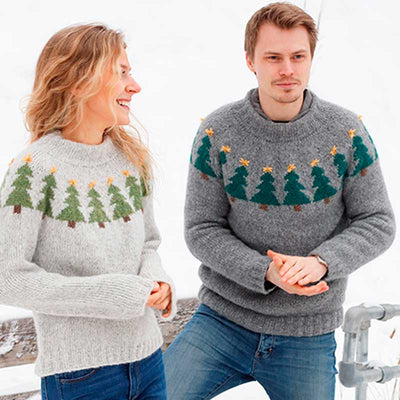 Strikkekit, Merry Trees i DROPS Air garn - KreStoffer
