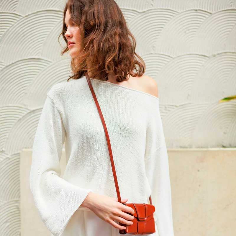 Strikkekit Milly sweater i Line garn fra Sandnes Garn
