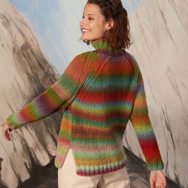 Strikkekit Neele Sweater i Orion fra LANG Yarns - KreStoffer