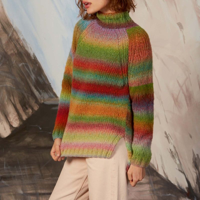 Strikkekit Neele Sweater i Orion fra LANG Yarns - KreStoffer
