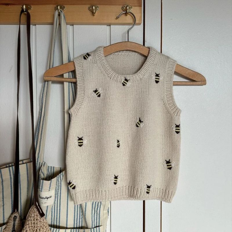 Strikkekit Novice Slipover fra PetiteKnit i Double Sunday &amp; Tynd Silk Mohair