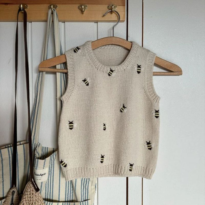 Strikkekit Novice Slipover fra PetiteKnit i Double Sunday &amp; Tynd Silk Mohair