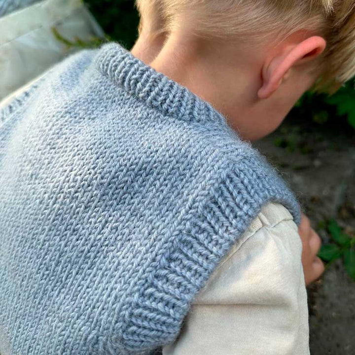 Strikkekit Novice Slipover Junior fra PetiteKnit i Double Sunday