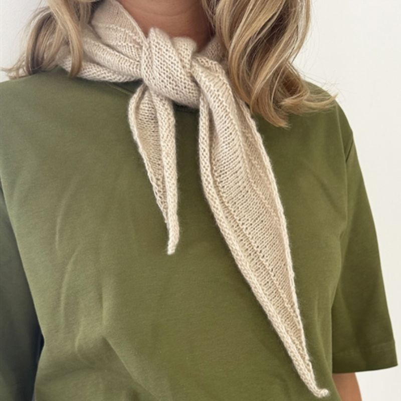 Strikkekit Scala Scarf fra Le Knit i Cashmere Premium fra LANG Yarns