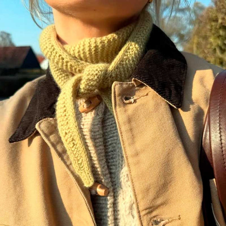 Strikkekit Sophie Scarf fra PetiteKnit i Cashmere Premium