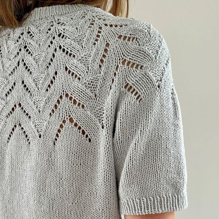 Strikkekit Tulipan Tee fra Le Knit i Line garn