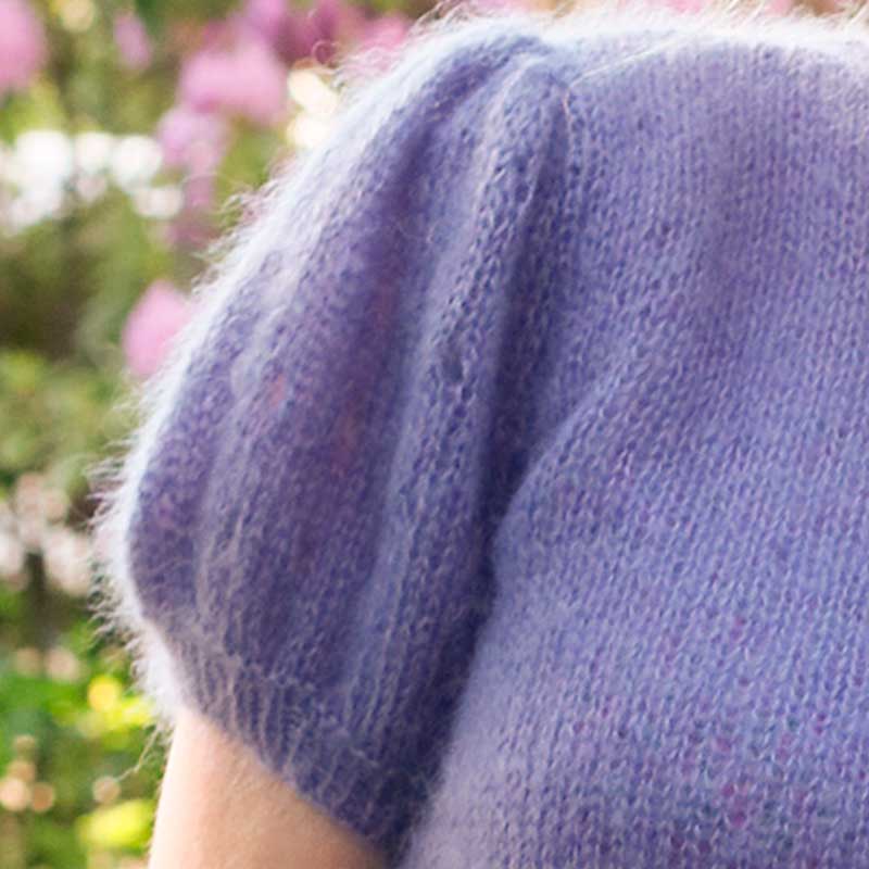 Strikkekit Violet Meadow i Alpakka Følgetråd fra Sandnes inkl. gratis opskrift