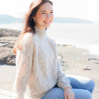 Strikkekit, Winter Confetti i Fabel og Kid Silk fra DROPS - KreStoffer