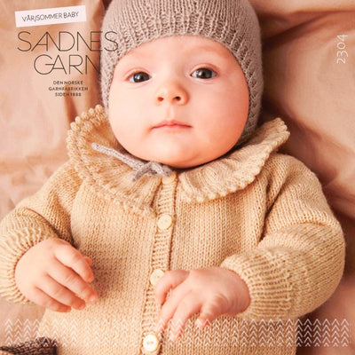 Strikkeopskrifter 2304 fra Sandnes Garn, Forår og sommer baby - KreStoffer