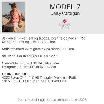 Strikkeopskrifter 2306 fra Sandnes Garn, Sommer Barn - KreStoffer