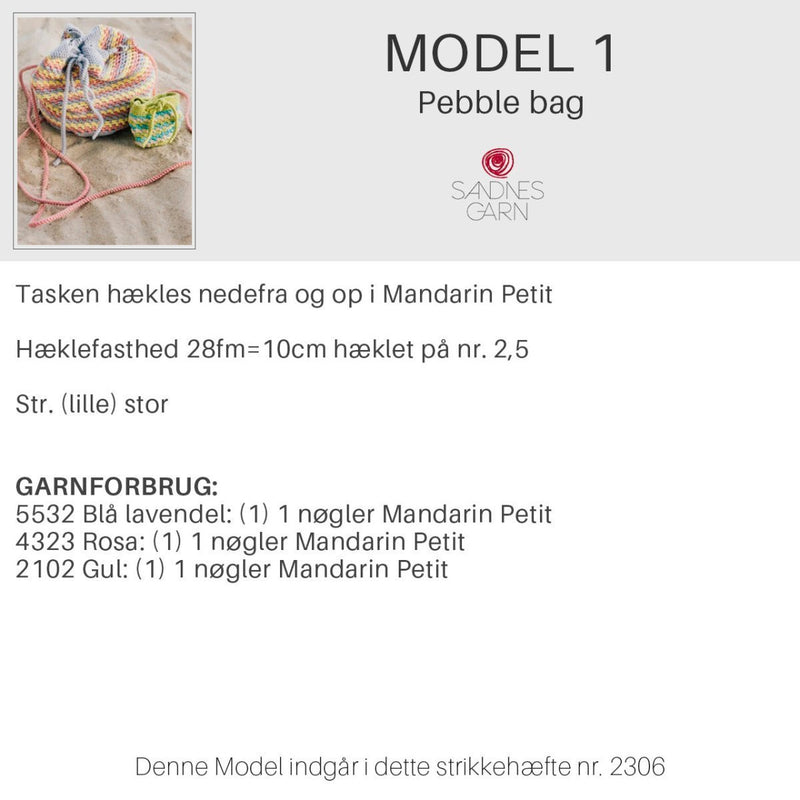 Strikkeopskrifter 2306 fra Sandnes Garn, Sommer Barn - KreStoffer