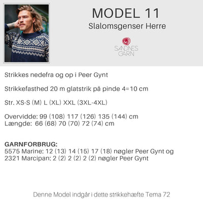 Strikkeopskrifter Tema 72 fra Sandnes Garn, Norske ikoner - KreStoffer