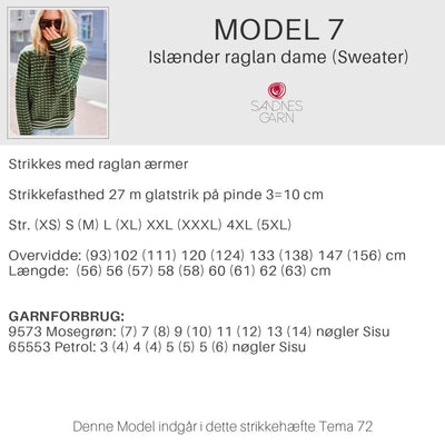 Strikkeopskrifter Tema 72 fra Sandnes Garn, Norske ikoner - KreStoffer