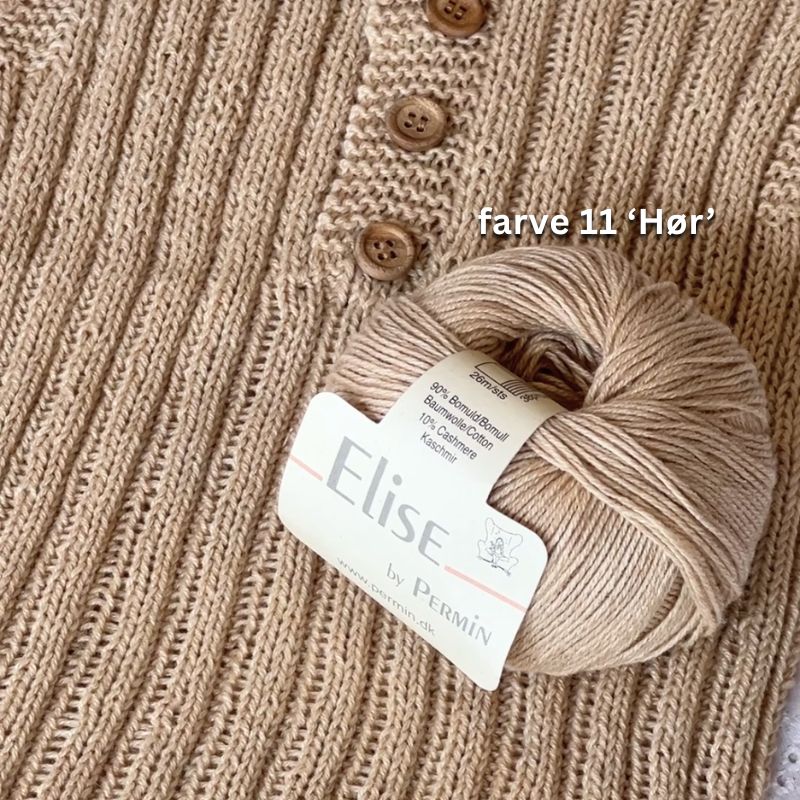 Strikkekit Baby vest i Elise garn