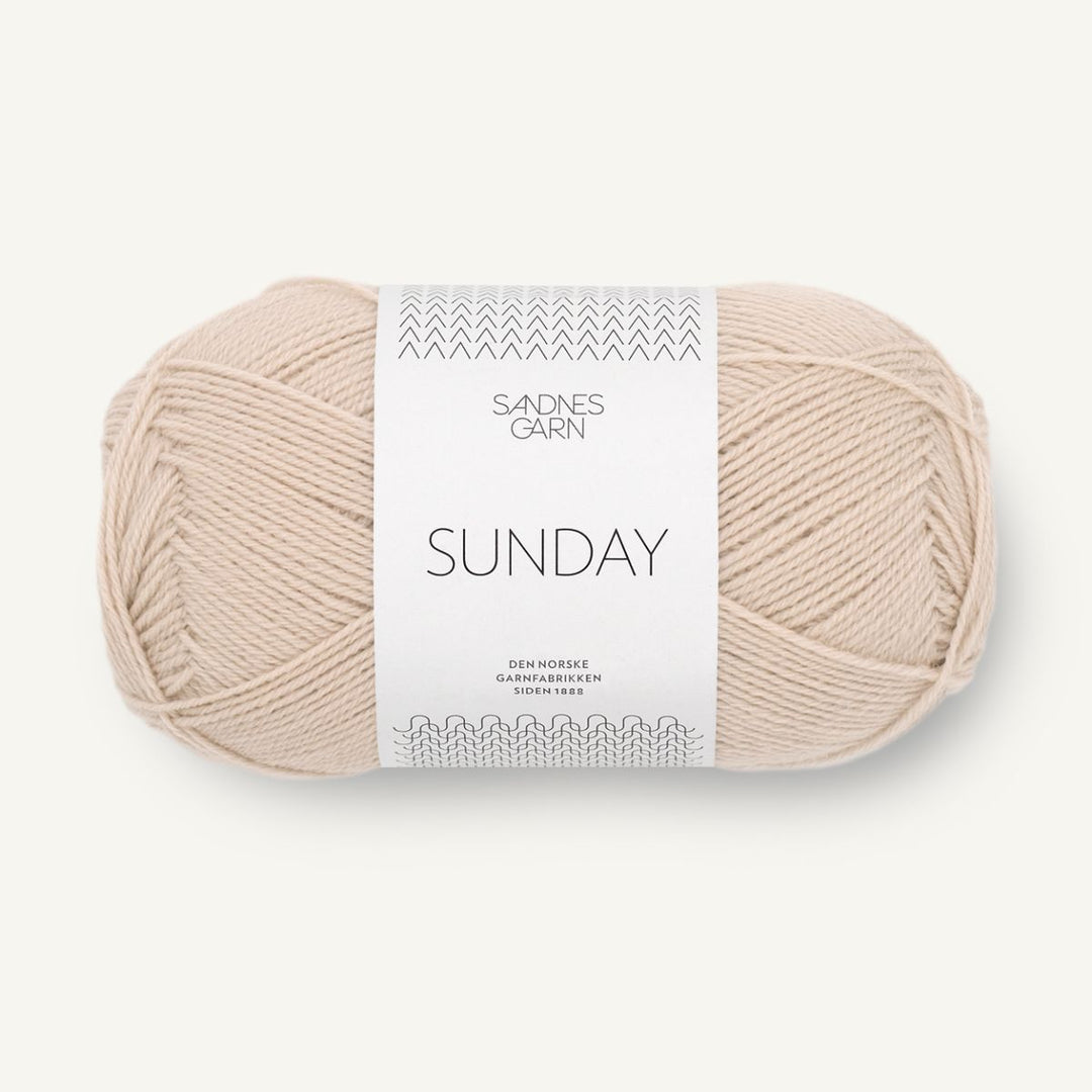 Sunday garn fra Sandnes Garn Marcipan