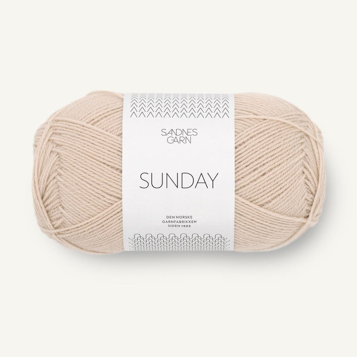 Sunday garn fra Sandnes Garn Marcipan