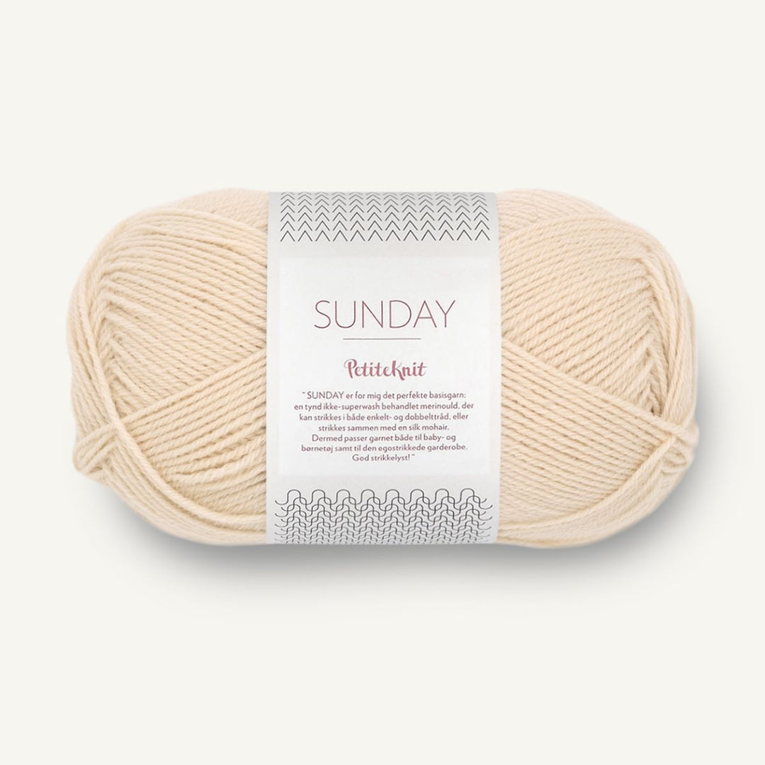 Sunday garn fra Sandnes Garn Almond PetiteKnit