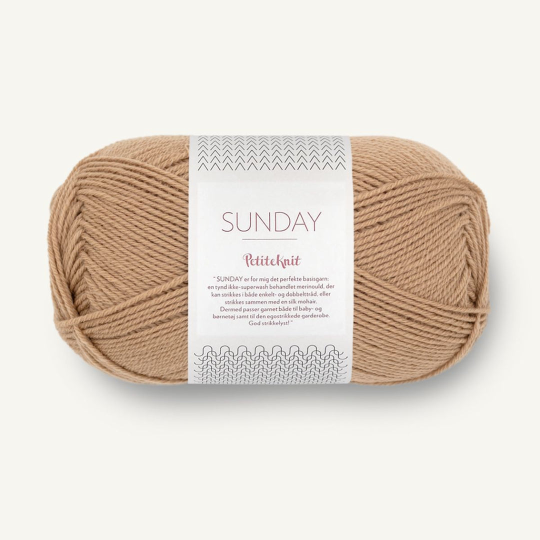 Sunday garn fra Sandnes Garn Camel PetiteKnit