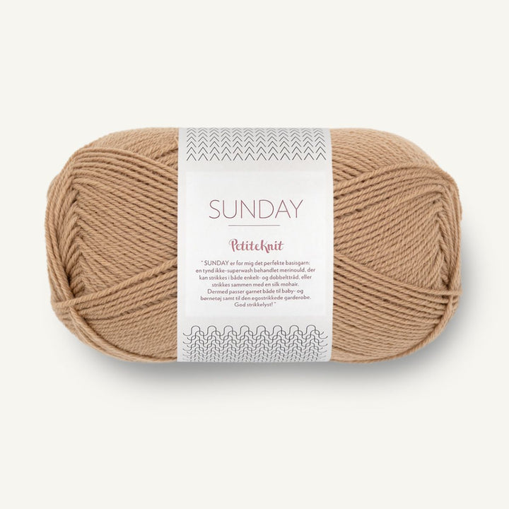 Sunday garn fra Sandnes Garn Camel PetiteKnit