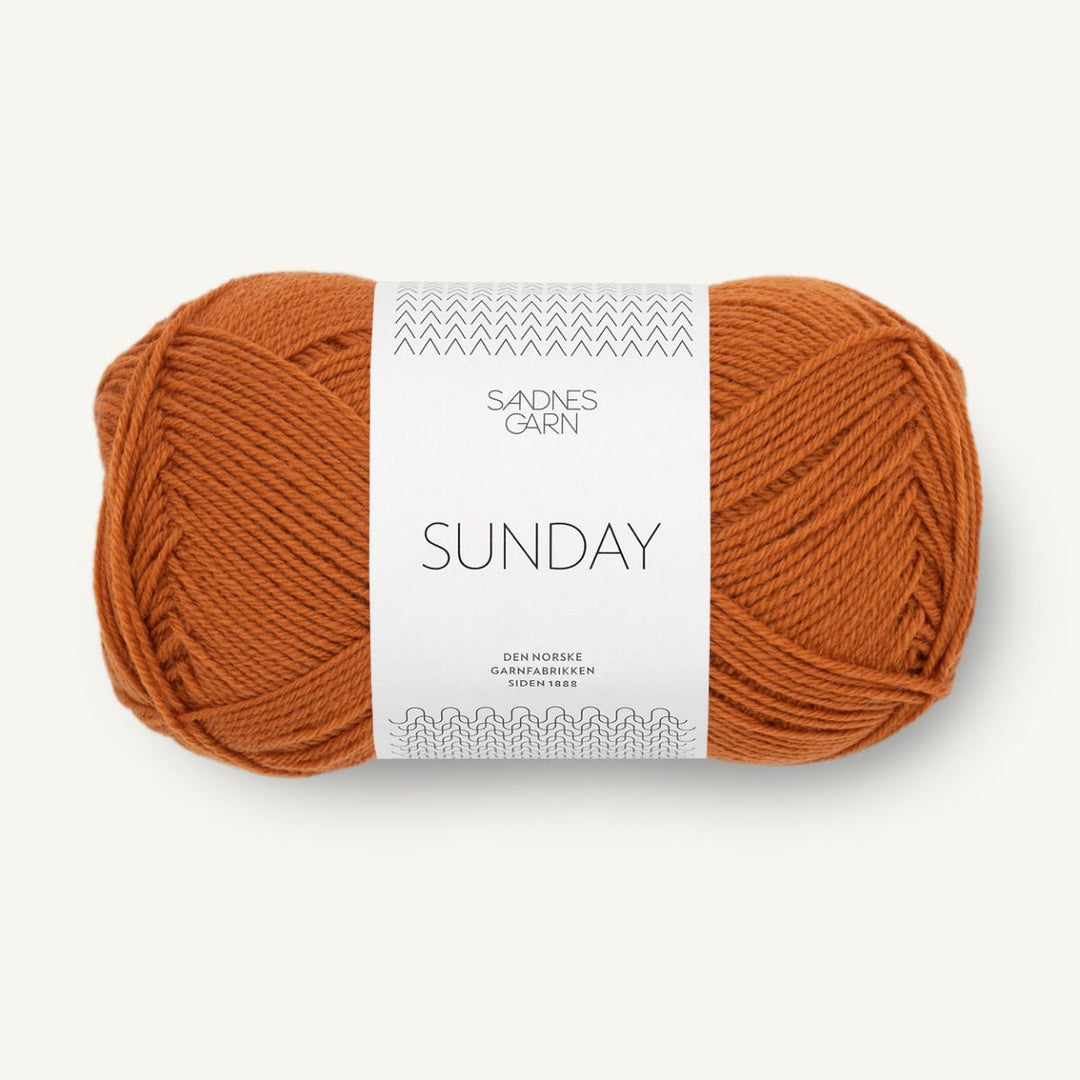 Sunday garn fra Sandnes Garn Cognac