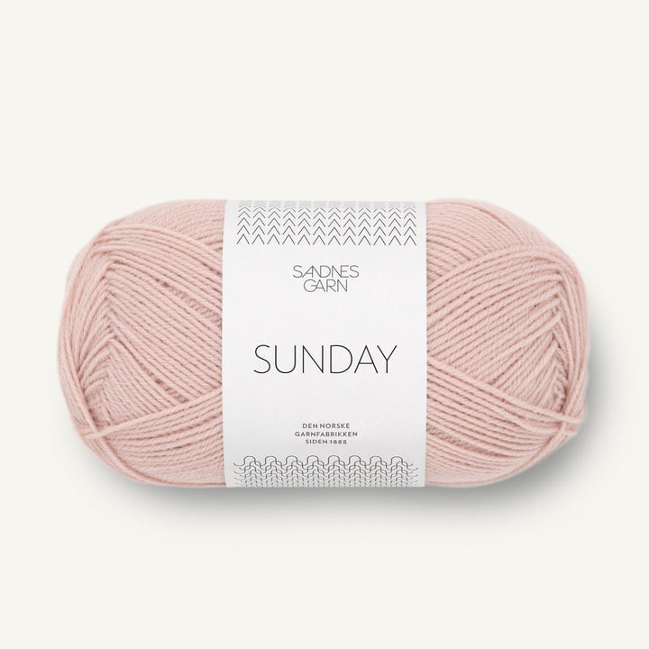 Sunday garn fra Sandnes Garn Pudder rosa