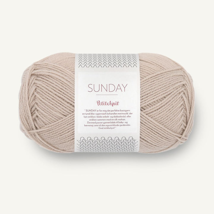 Sunday garn fra Sandnes Garn Kardemomme PetiteKnit