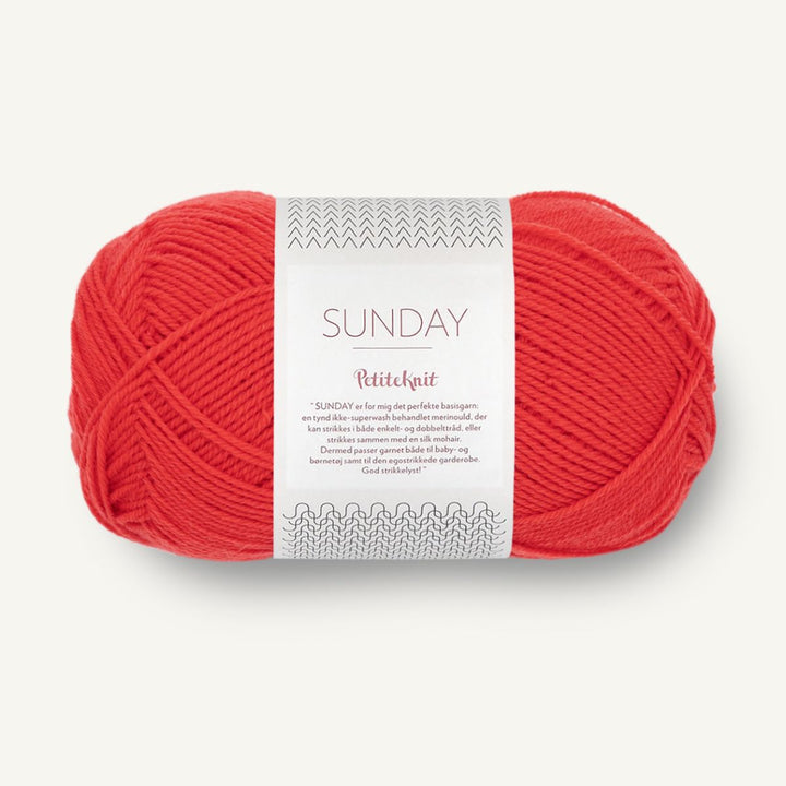 Sunday garn fra Sandnes Garn Poppy PetiteKnit