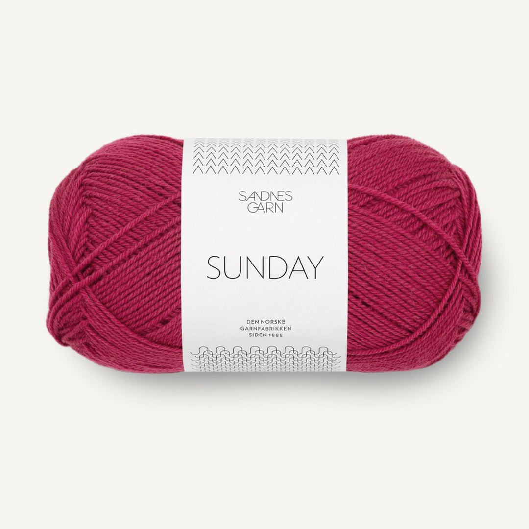 Sunday garn fra Sandnes Garn Rumba red