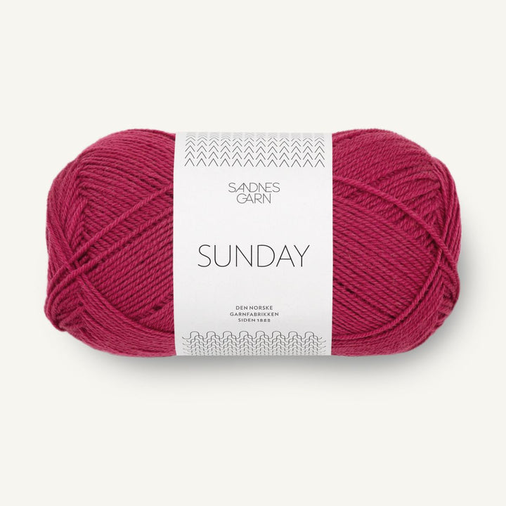 Sunday garn fra Sandnes Garn Rumba red